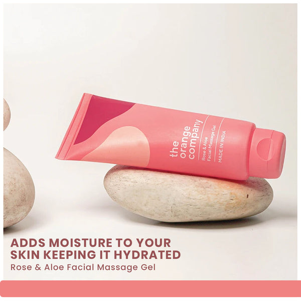 Rose and Aloe Facial Massage Gel